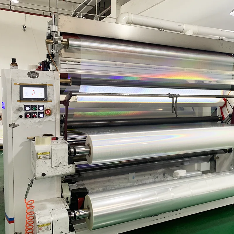 Qual é o processo de produção do filme a laser?